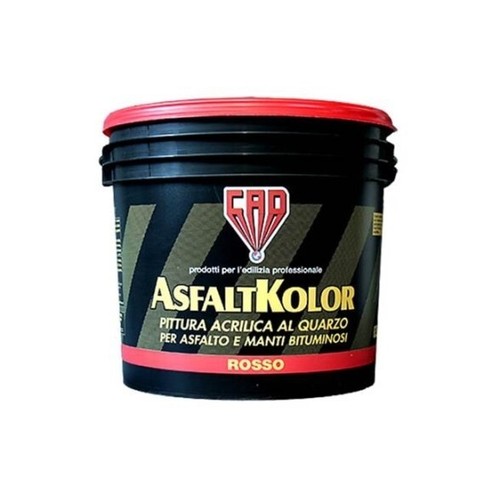 Vernice acrilica rossa tetti - acrilica,