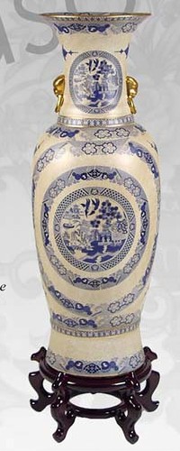 Vaso cinese tavolo terra - vaso,