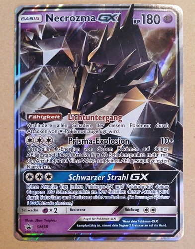 Carta pokemon necrozma - pokemon, gx