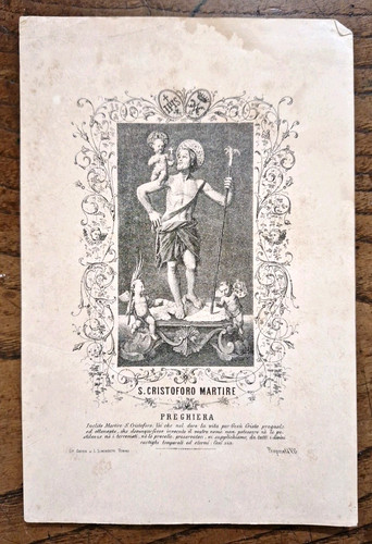 San cristoforo litografia - san,