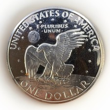 1971-S $1 Argento Ike