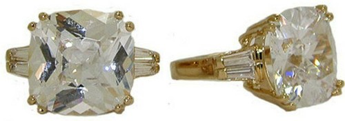 Anello zirconia cubica - zirconia,