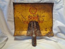 SHELL PALA DA NEVE CON CARTELLO / INSEGNA VINTAGE  POMPA BENZINA - DISTRIBUTORE
