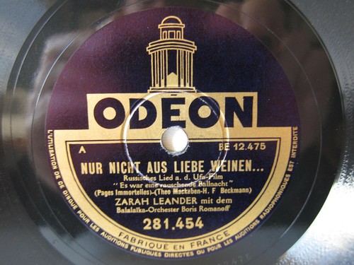 78rpm zarah leander - zarah,