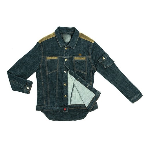 Kinjaz denim kut jean - denim, giacca
