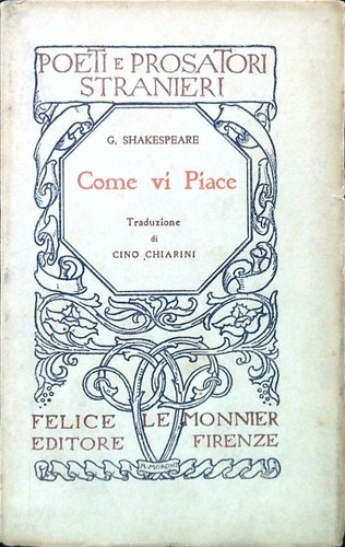Come piace shakespeare g - vi,