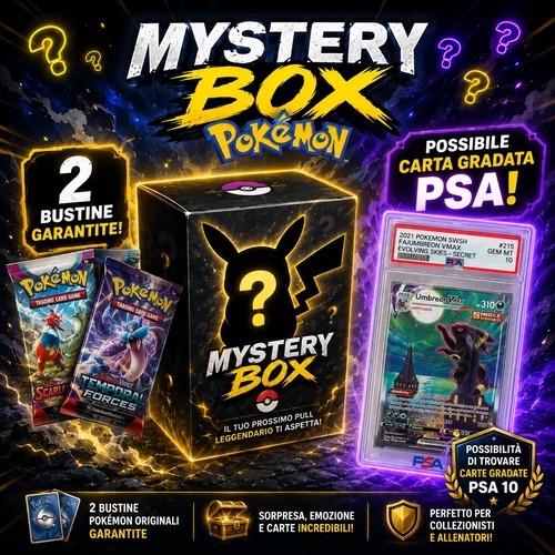 Pokémon mystery box ita - box,