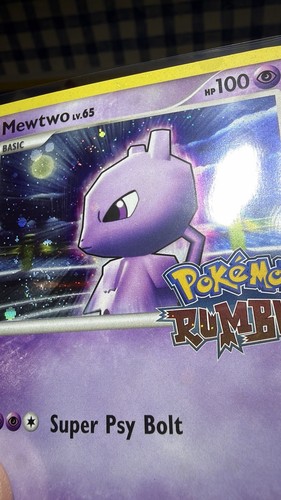 Carta pokemon rumble mewtwo - rumble,