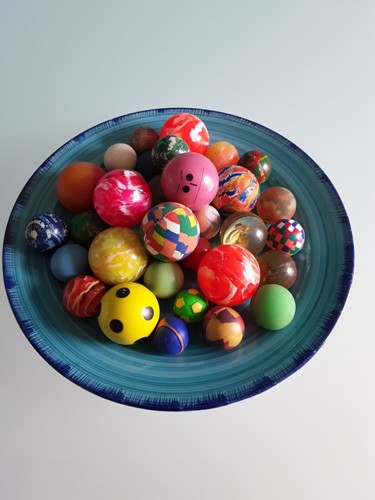 Lotto palline gomma - lotto, di