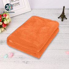 Coral Flannel Blanket Simple