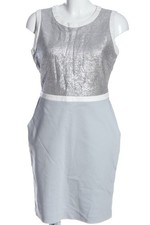APART Abito longuette Donna Abito Taglia IT 42 grigio chiaro-argento-bianco