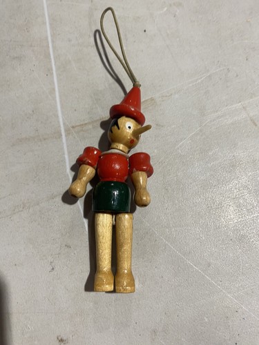 Pinocchio legno vintage - pinocchio, 10cm