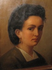 XIX secolo Ritratto di ragazza