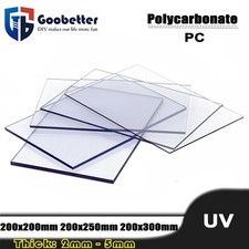 Pannello PC policarbonato taglio infrangibile trasparente 2mm 3mm 4mm spessore 5mm