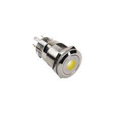 DimasTech Vandalismusschalter/-taster 19mm Silverline Dot RGB Stahl PD210