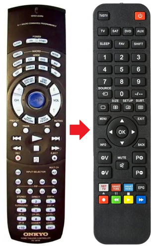 Telecomando adatto per onkyo - per,