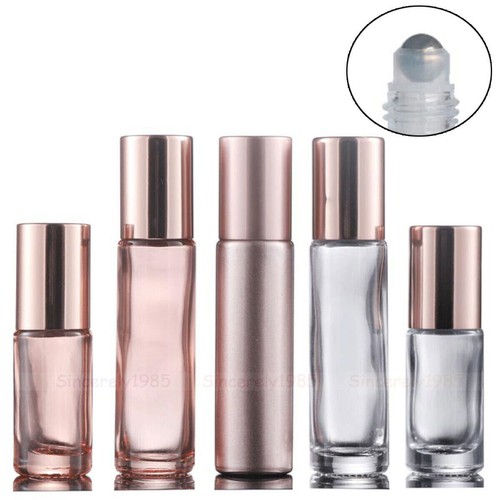 10ml vetro rosa roll on - rosa,