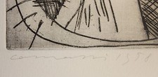 Original Signed Etching By