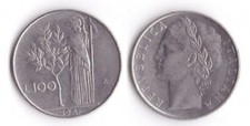 1961 Italia Lire 100 Minerva