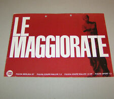 Brochure Lancia Fulvia Berlina