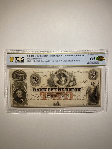 Bank the union washington - of,