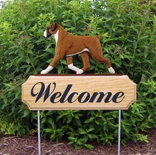 Boxer In Legno Benvenuto