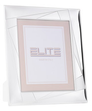 CORNICE PORTAFOTO IN ARGENTO  PORTA FOTO  9X13 RETRO LEGNO BIANCO ER212/3