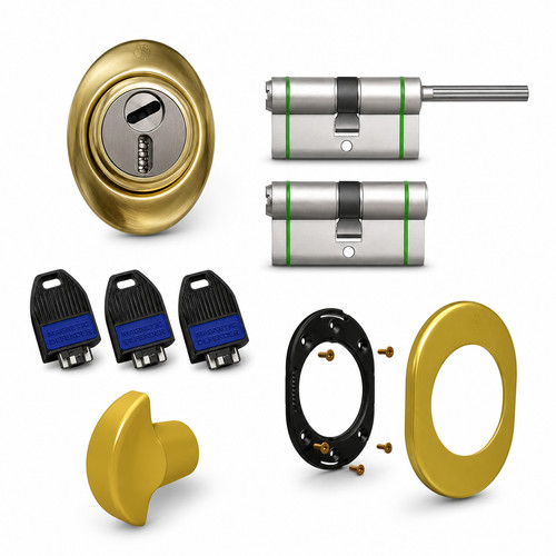 Kit sicurezza porta blindata - kit,