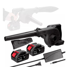 SOFFIATORE A DOPPIA BATTERIA 48V BRICOLAGE VELOCITÀ ARIA REGOLABILE CON SACCA