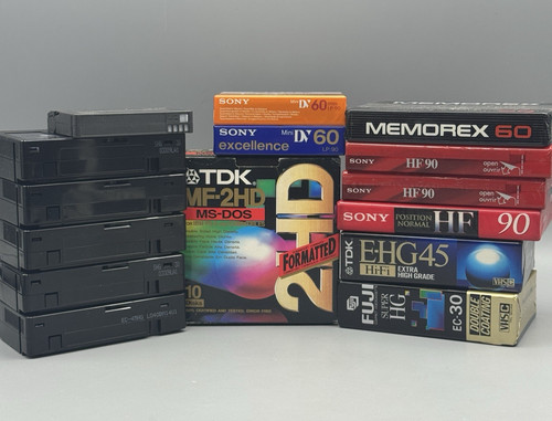 Sony tdk memorex - sony, fuji