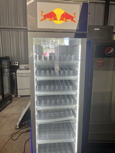 Red bull fridge - red,