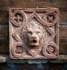 PIASTRELLA FONTANA 32x32 COTTO NATURALE APPENDE MURARE  NON ANTICO