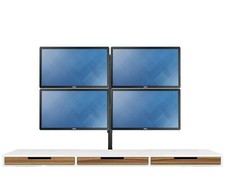 Pacchetto Quad Monitor - Dell P2213T 22" Widescreen 1050p VGA,DVI