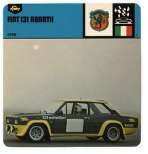 Fiat 131 Abarth - Racing
