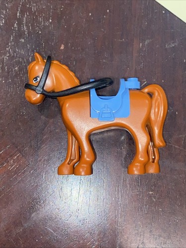 Lego dark orange horse - dark,