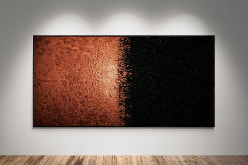 Quadro arte astratta campo