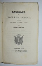 Codice civile ediz 1846 - civile,