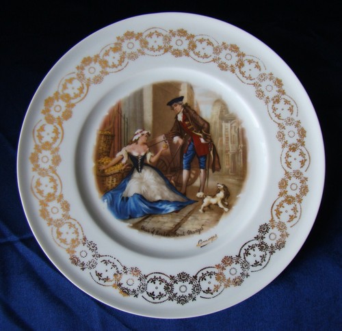 Assiette porcelaine chastagner - assiette,