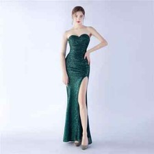 Vestito Abito Elegante Lungo