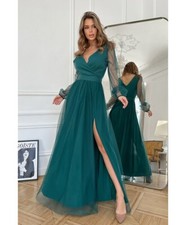 Vestito lungo con maniche