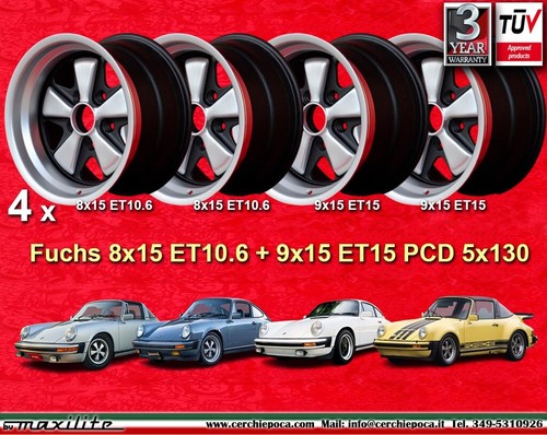 Set cerchi porsche 911 carrera - set,