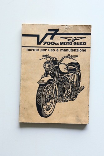 Moto guzzi 700 libretto - v7,