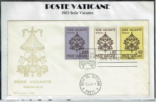 Vaticano 1963 sede vacante - vaticano,