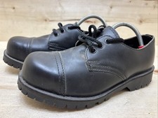 UNDERGROUND SHOES STEEL TOE CAP TRACKER SHOES SCARPE DA DONNA TAGLIA:37 UK:4 NERE