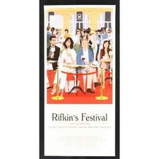 locandina RIFKIN'S FESTIVAL woody allen garrel anaya poster ORIGINALE B139
