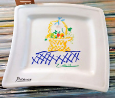 piatto ceramica L'HORLOGE DES FLEURS by PICASSO 1961 - TOGNANA MONOPOLI x MMI