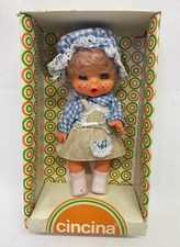 Bambola vintage anni 70 Cincina 21cm in plastica rigida collezionismo giocattoli