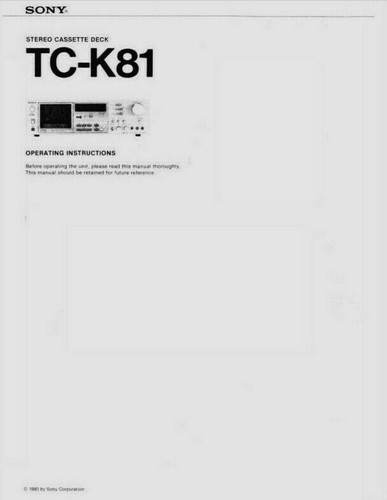 Sony k81 cassette tape - tc-k81,