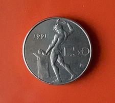 50 LIRE 1991 VARIANTE ORECCHIO