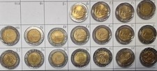 500 Lire Bimetallica Collezione Completa